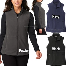 Ladies Warm Polar Micro Fleece Vest Anit Pill Womens XS S M L XL 2XL 3XL 4XL NEW
