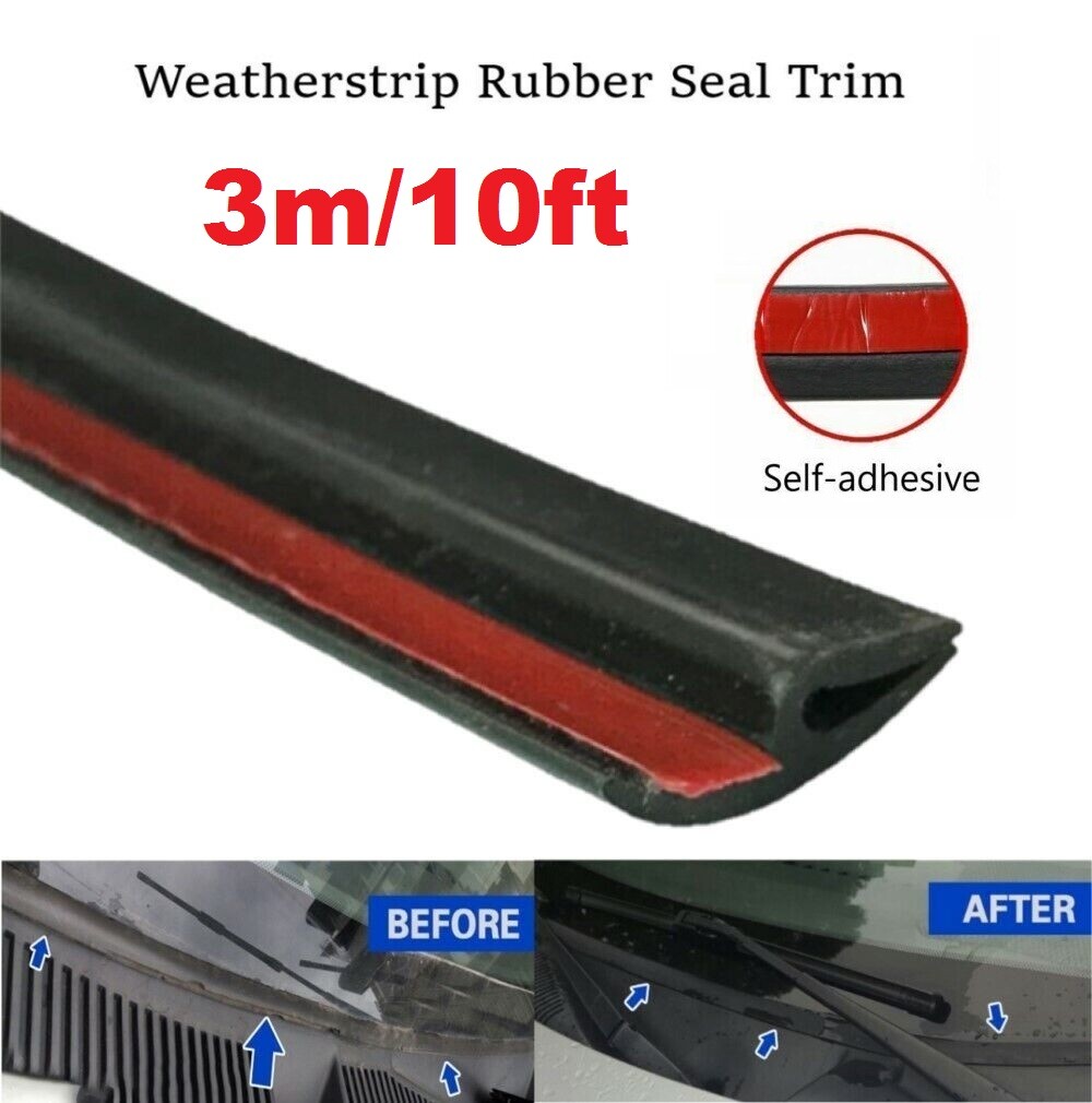 10Ft Car Edge Trim Guard Rubber Seal Strip Protector Fit for Ford Crown Victoria