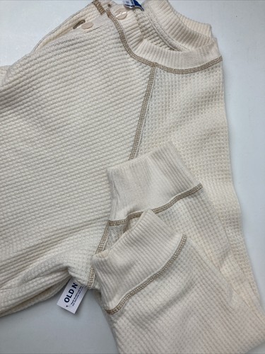 Maternity Waffle Knit Henley Sweater Old Navy Women’s Cream White XXL 2XL New - Picture 5 of 5