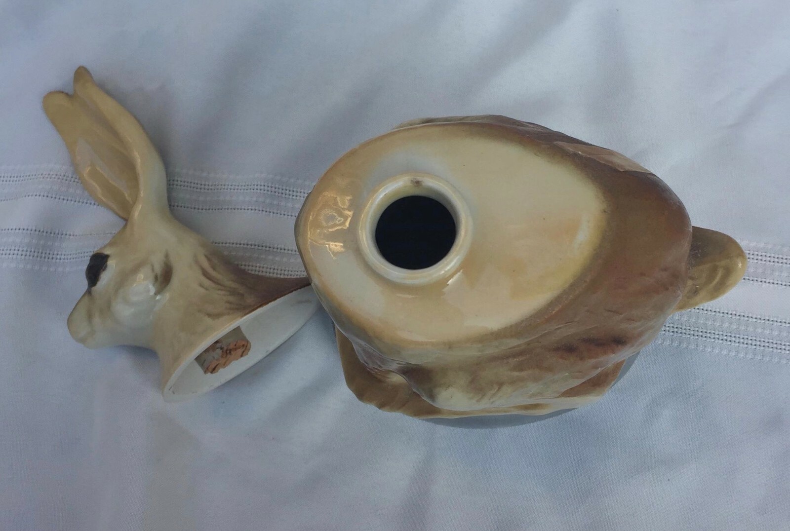 Texas Jack Rabbit (Odessa Prairie Hare) Jim Beam Liquor Bottle Whiskey