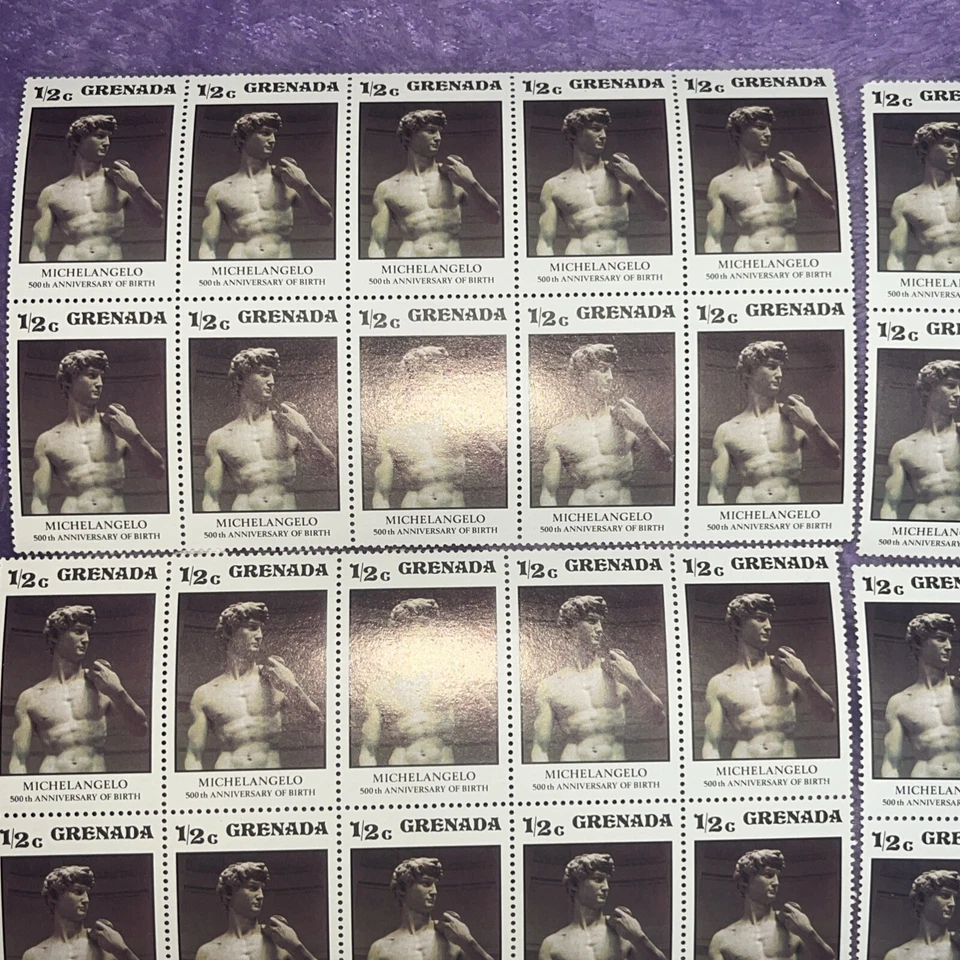 Granada Minh 1975/2c Miguel Ángel 500 aniversario  Foto 2 de 4