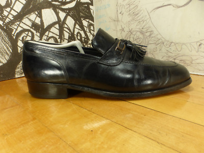 Florsheim Imperial Black Leather Tassel Loafers Sz 10.5D | eBay display picture 1