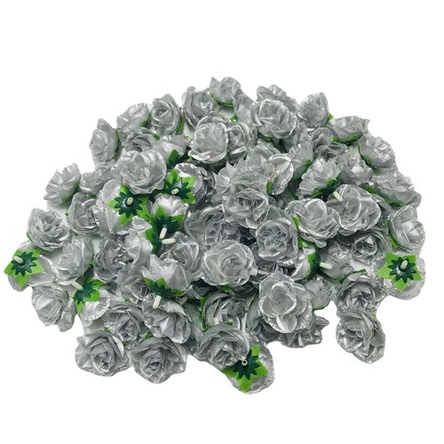 50/200Pcs Artificial Silk Rose Peony Flower Heads Bulk Craft Wedding Party Decor - Picture 13 of 40