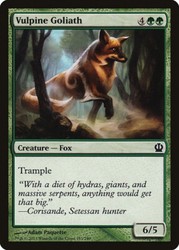 Vulpine Goliath 183/249 Common Theros Magic: The Gathering