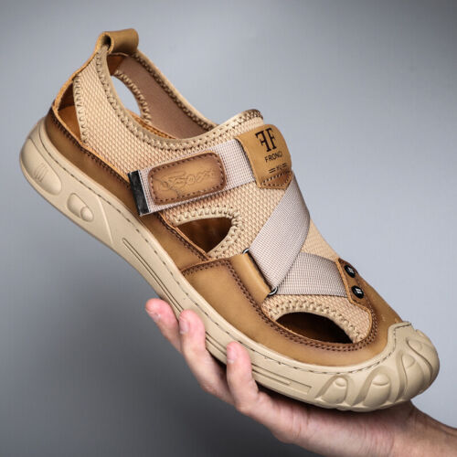 Baskets d'été pour hommes randonnée plates maille chaussures de conduite extérieures sandales d'eau - Photo 1/20