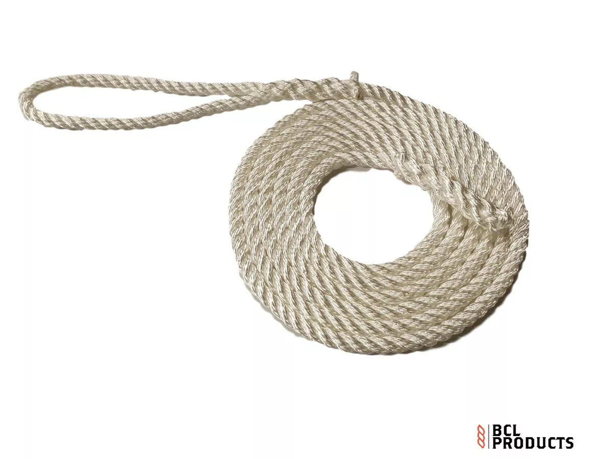 12mm Nylon Rope Mooring Line - Boat Line With Loop & Back Splice - Choose  Length