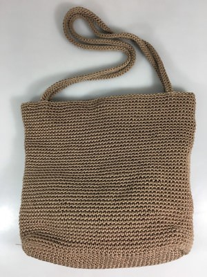 The Sak Tan Light Brown Crochet Shoulder Bag Handbag Purse  display picture 3