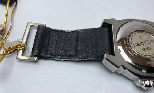 SECTOR,DIVERS,DATE,BLACK DIAL,SAPPHIRE,SWISSMADE,200M,NEWOLD STOCK,freeshipping. - Foto 8 di 12