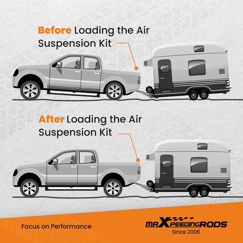 Rear Air Spring Helper Kit For Toyota Tacoma 4WD 2005 - 2022(Pre-Runner 2WD) - Picture 10 of 12
