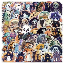 10pcs Cute Halloween Stickers- Scrapbook, Journal, DIY Crafts & Card Making