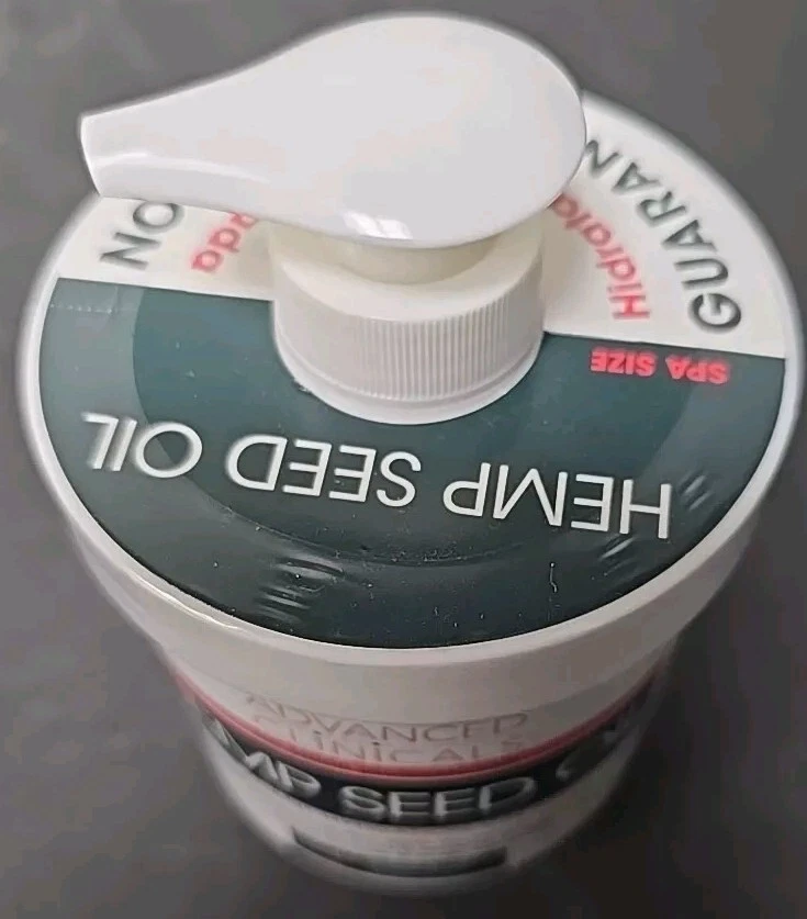 Advanced Clinicals HEMP SEED CREAM Rosehip Sativa Oil VitaminE Calendula 16 Oz - Image 4 of 4