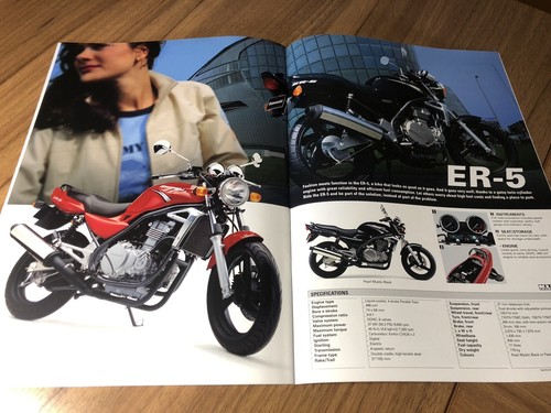 Genuine Kawasaki Sports Motorbike Brochure Z750 Z1000 ER-5 ZRX1200R/1200S (153) - Picture 4 of 6