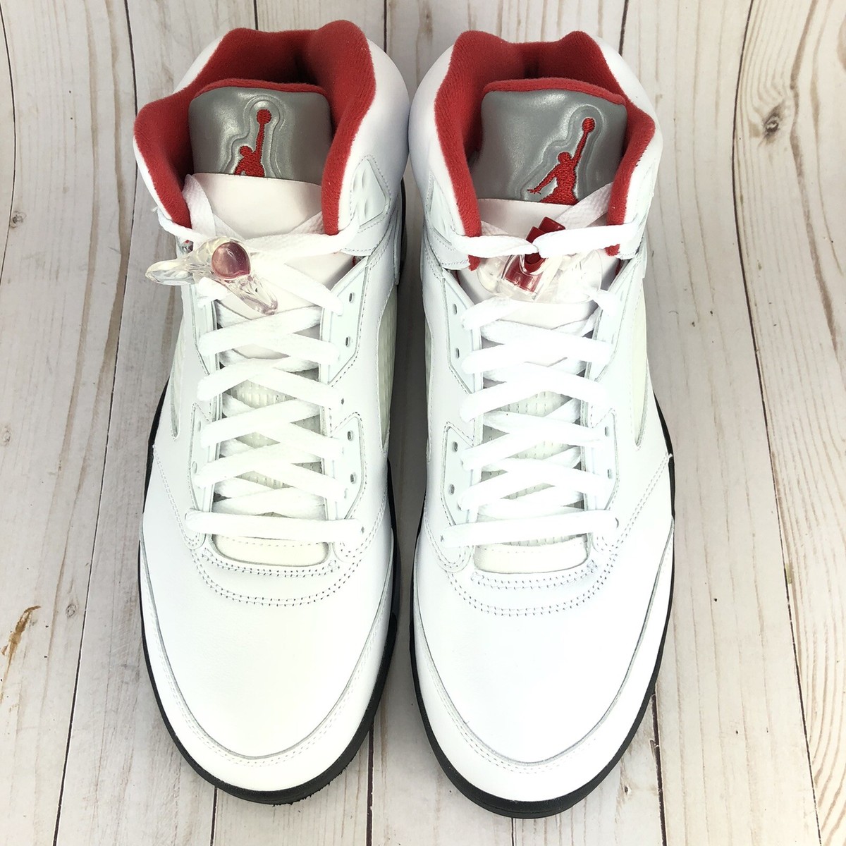 Nike Air Jordan 5 Retro Fire Red 2020 Shoes Mens White Black Nike Air Jordan 5 Retro Fire Red 2020 Shoes Mens White Black