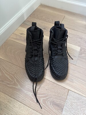 nike lunar force 1 duckboot black  women s size 10