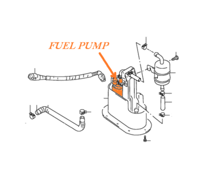 15100-33E50 Pumpe Neue Kraftstoffpumpe Für Suzuki GSXR750 2000-2003 - Benzinpumpe 12V, 15-90 PSI, 38mm, Direkt Ersetzt Getestete Pumpe