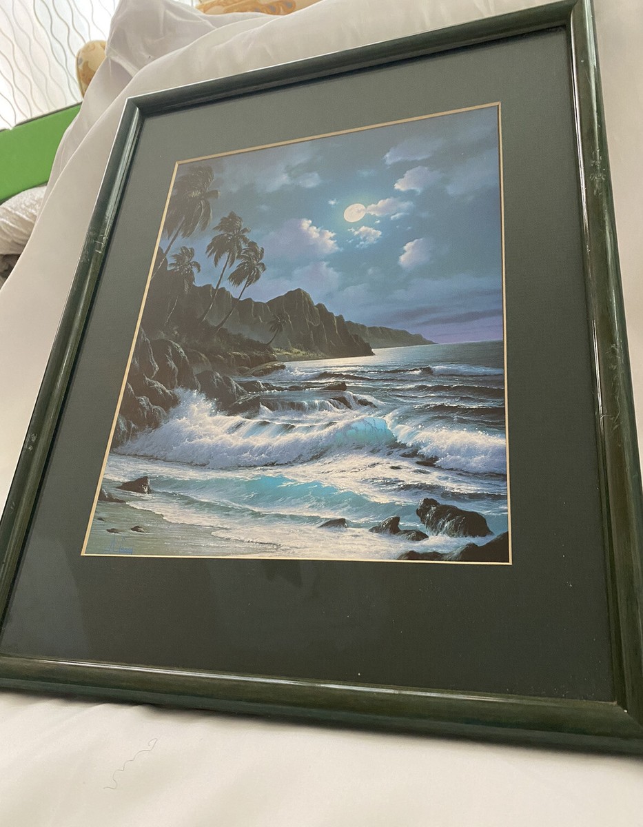 Vintage - Anthony Casay Framed Print - Ocean Shoreline | eBay