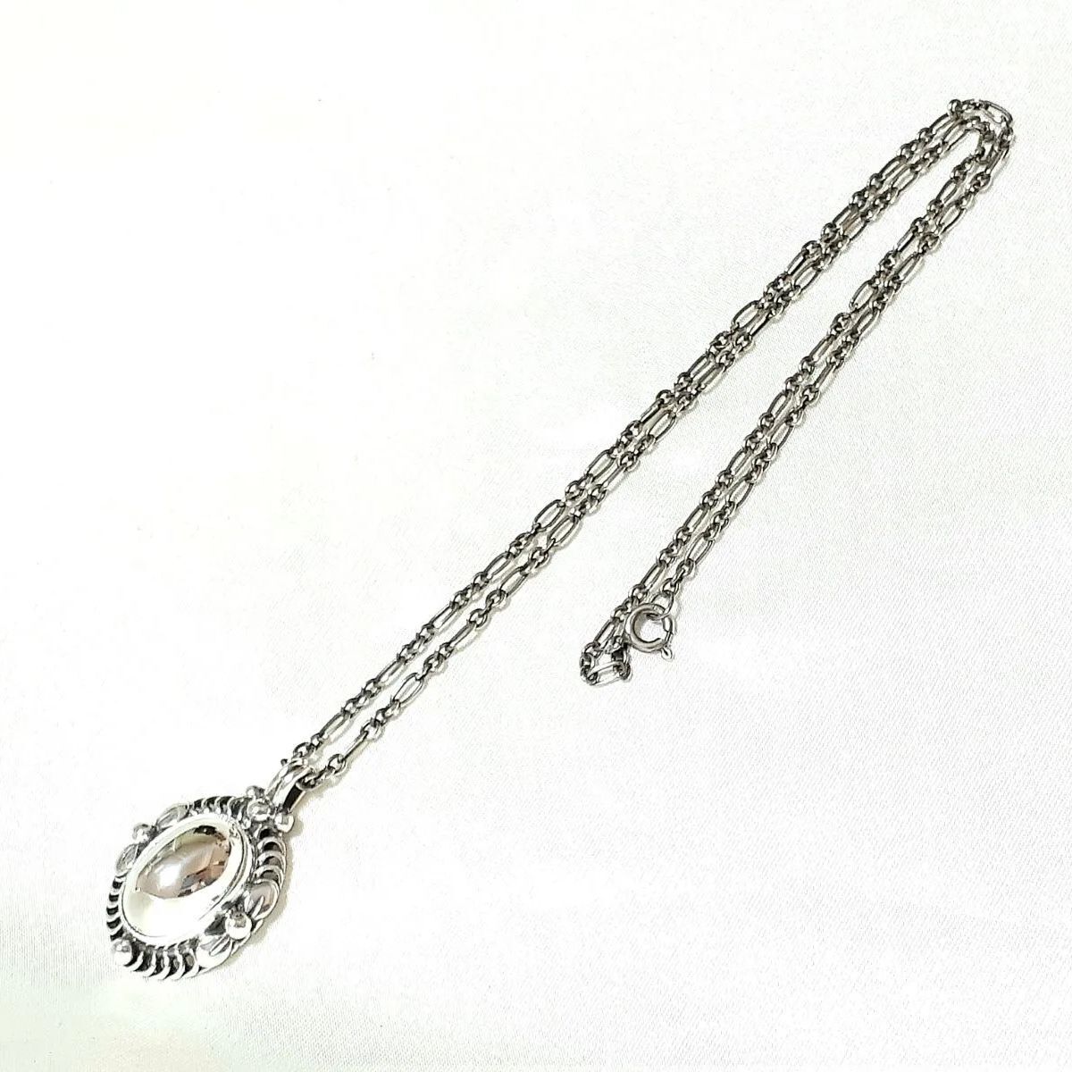 Georg Jensen Necklace HeritageCollection Silver 1995 Year Pendant