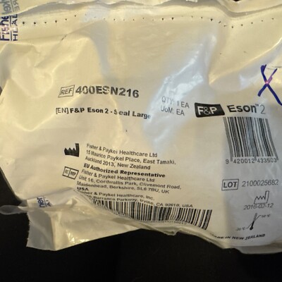 Lot Of 2 New Fisher & Paykel ESON Seal Nasal Replacement Cushion LARGE 400ESN216