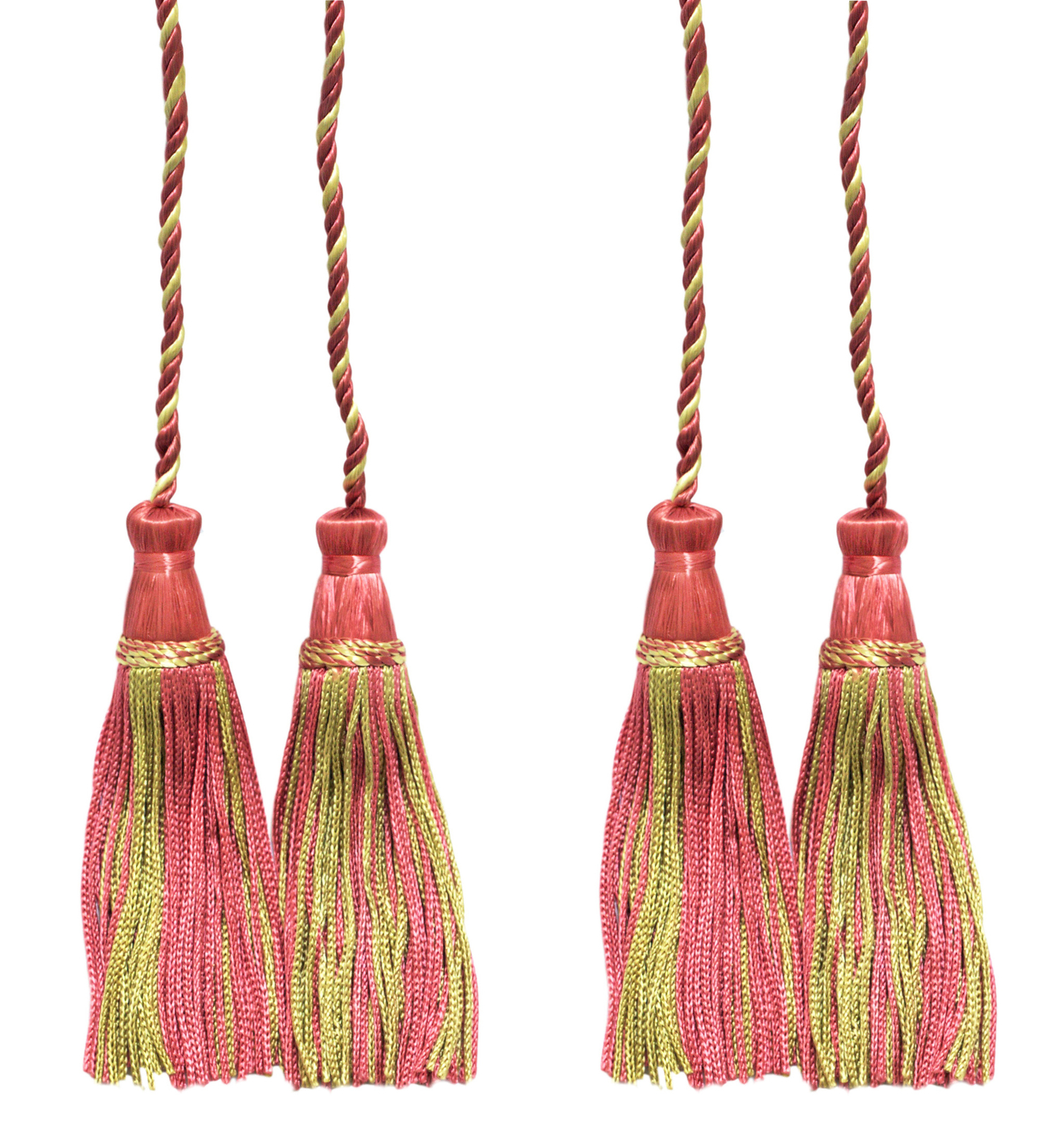 Curtain Tieback, Style# CDCT, Color# 642 - Rose Petal Pink [Set of 2]