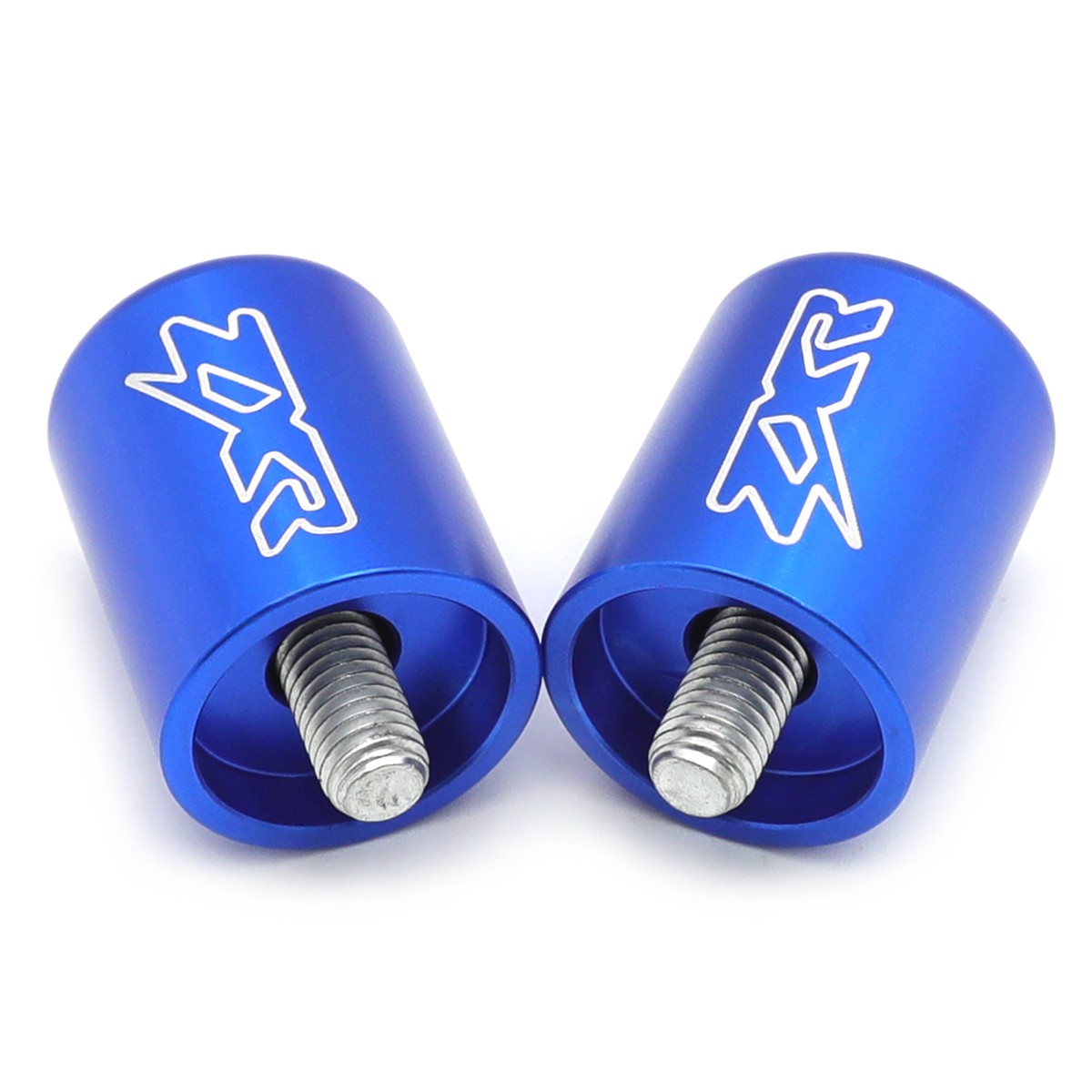 Blue Hand Bar Ends for Kawasaki ZX14 06-12 /Ninja ZX12R 00-05 | eBay