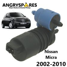 Nissan Micra K12 ('02-'10) Twin Outlet Front & Rear Windscreen Washer Pump
