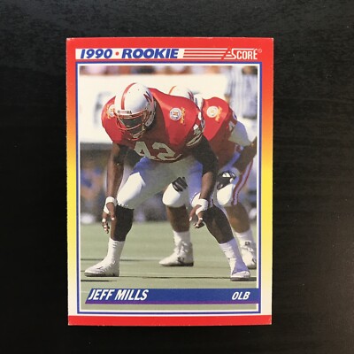 1990 Score Jeff Mills Rookie San Diego Chargers #653