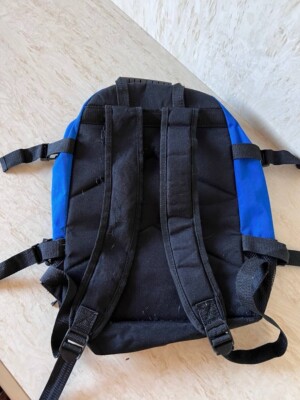 Vintage 90s Stussy Backpack Blue/Black USED CONDITION | eBay