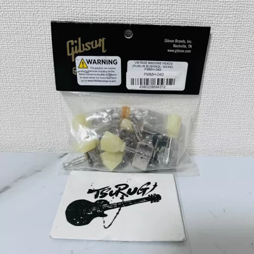 Gibson PMMH-040 Tuner Set Guitar pegs 3 to 3 vintage pearl buttons Genuine New
