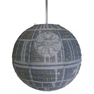 Star Wars Death Star Light Shade Pliant Papier Plafond Abat Jour