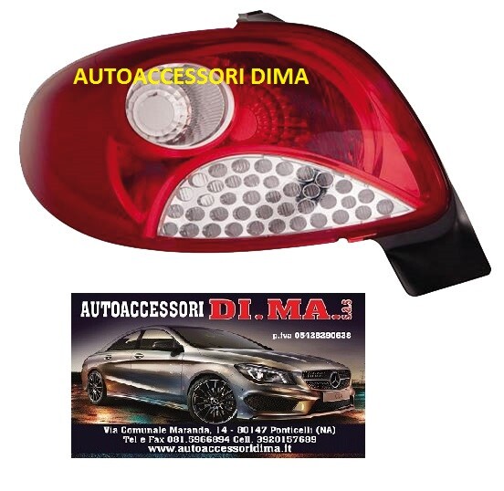 FANALE FANALINO POSTERIORE SX PEUGEOT 206 PLUS DAL 2009 IN POI NUOVO