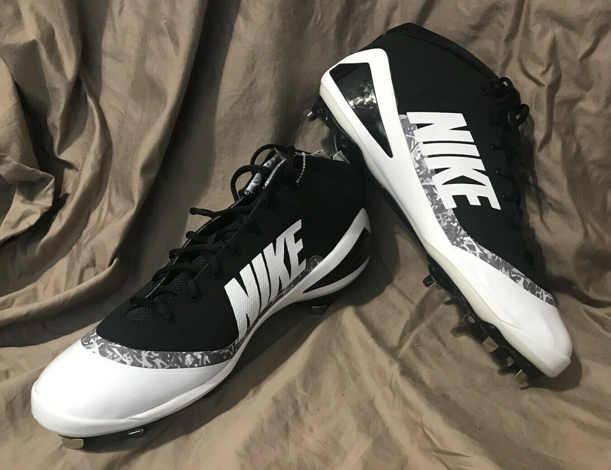 Nike men's force zoom trout 4 mid metal sales baseball cleats