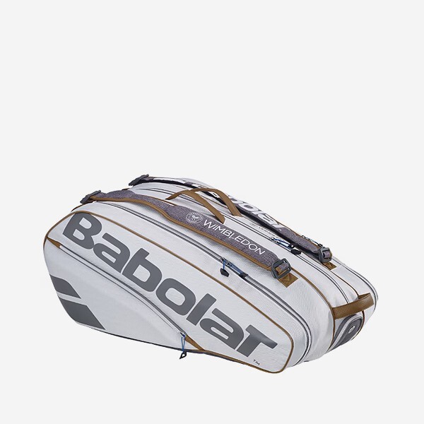 Babolat 2025 Pure Wimbledon Racket Bag 9RK Sports Tennis Backpack White 751229 36190₽