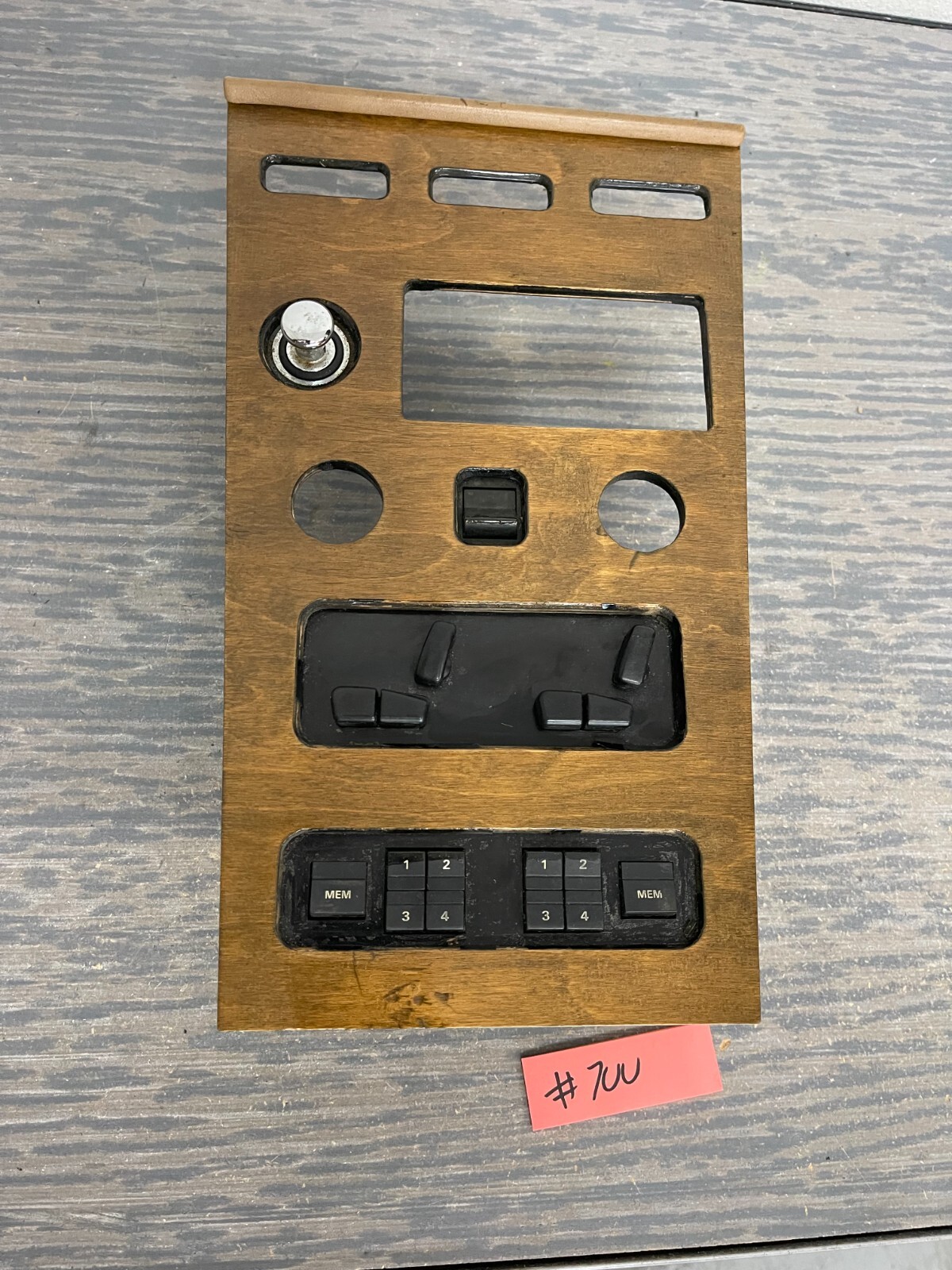 1988-1992 Bentley Mulsanne OEM Wood & Console Seat Switches   #700