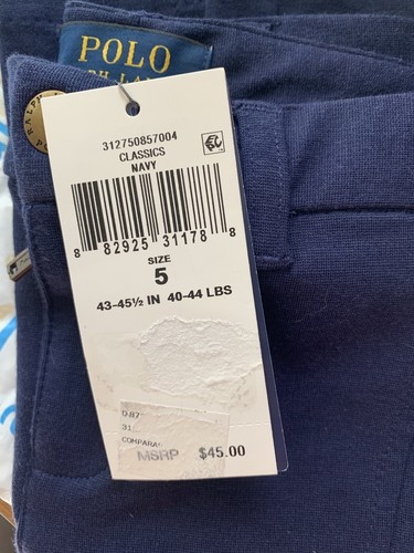 NWT Polo Ralph Lauren Girls 5 Blue Stretch Jeggings - Picture 7 of 7