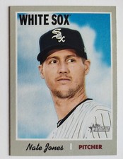 NATE JONES 2019 Topps Heritage Baseball #146 Chicago White Sox