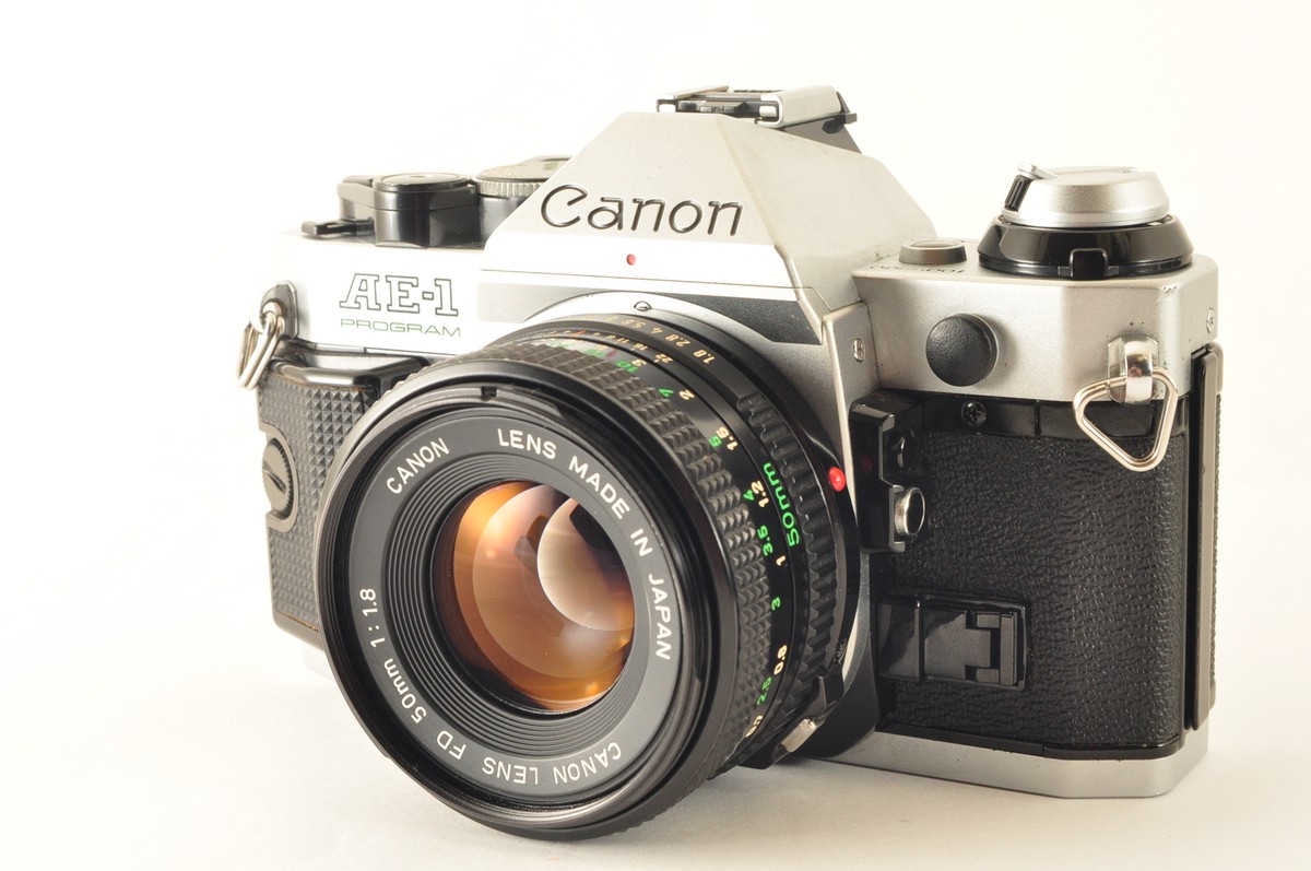 Canon AE-1 Program Black + New FD 50mm+ motor drive MA+ 188A