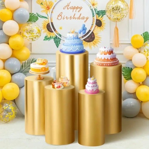 5PCS Gold Plinth Metal