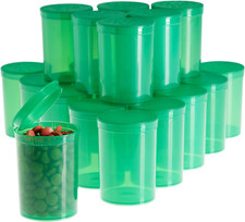 20 Pack Empty Pill Bottles with Pop Top Caps, 30 Dram Medicine Containers, Presc
