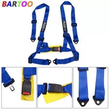 RASTP 2" 4-Point Adjustable Racing Seat Belts Harness Shoulder Straps