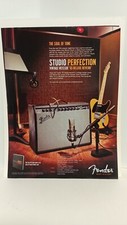 FENDER 65 DELUXE REVERB GUITAR AMPLIFIER  PRINT AD - 11 X 8.5  6