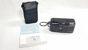 READ DESCRIPTION!! Olympus shoot & go Vintage Film Camera with Case, Some Docume