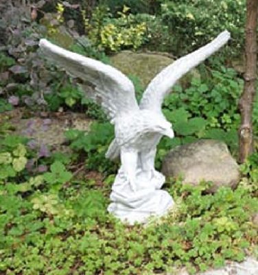  Adler (S103024) Tiere Vögel Vogel Gartenfiguren Steinguss Statuen 60 cm