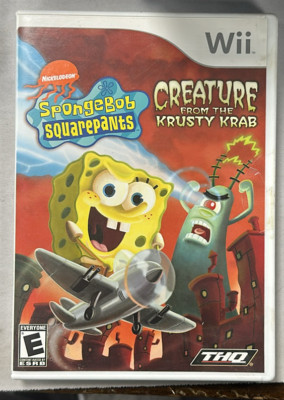 SpongeBob SquarePants: The Creature from the Krusty Krab for Wii (B127-35)