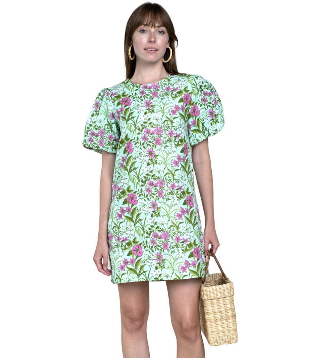 Olivia James Louisa Dress Bouquet Toss Honeydew m