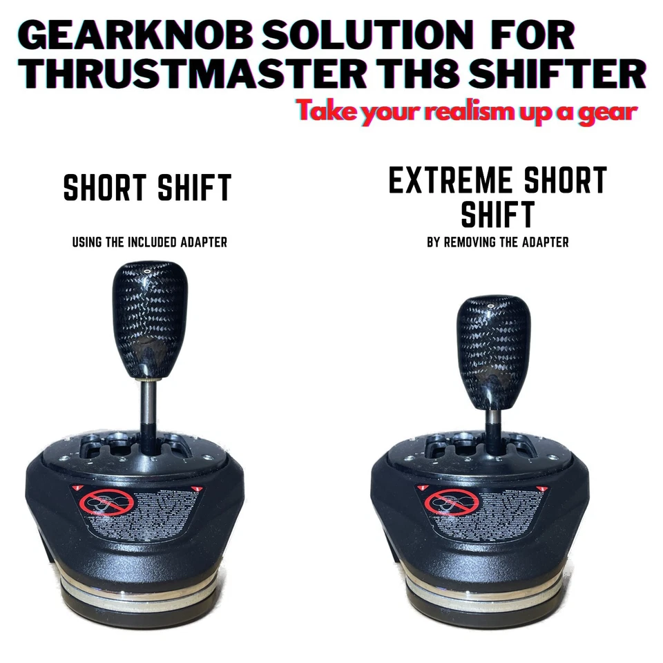 Thrustmaster TH8A & TH8RS Short Shifter Mod including Carbon gear Knob - Image 2 of 4