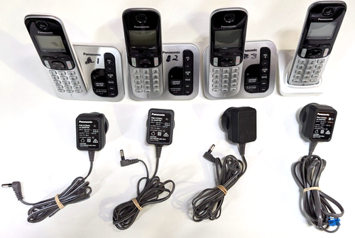 Panasonic KX-TGC220AL Digital Cordless Phone Answering System Bundle 4 Handsets - Picture 4 of 6