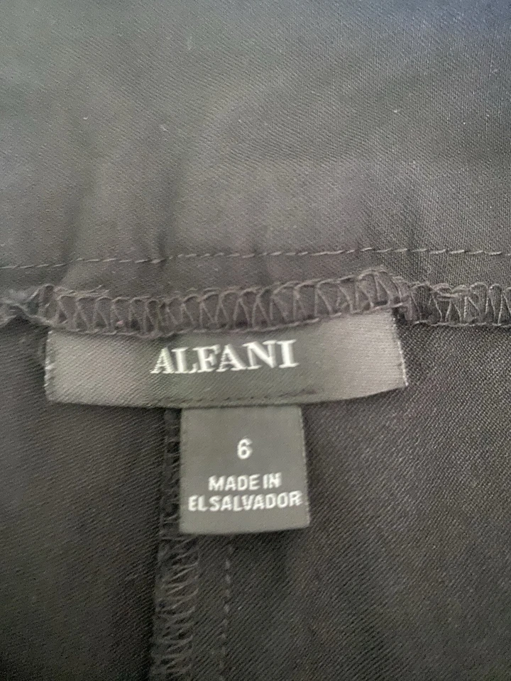 Pantalones de vestir negros para mujer Alfani 6 Foto 2 de 4