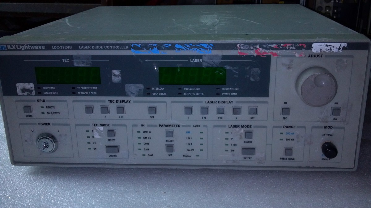 ◆ジャンク品◆ ILX LDC-3724B ダイオードコントローラ j09345 ◇ジャンク品◇ ILX LDC-3724B ダイオードコントローラ j09345