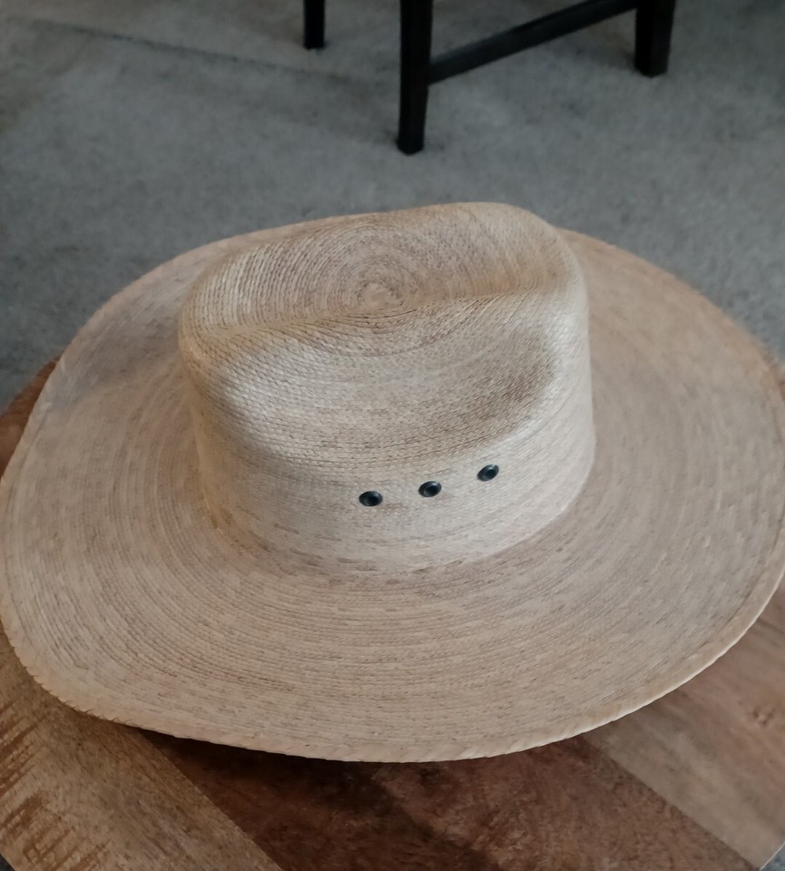 ATWOOD 4X HEREFORD LOW CROWN LONG OVAL WESTERN COWBOY STRAW HAT MENS 6