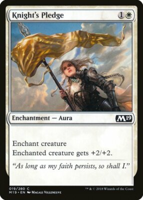 Magic MTG TCG Core Set 2019 Knight's Pledge 19/280